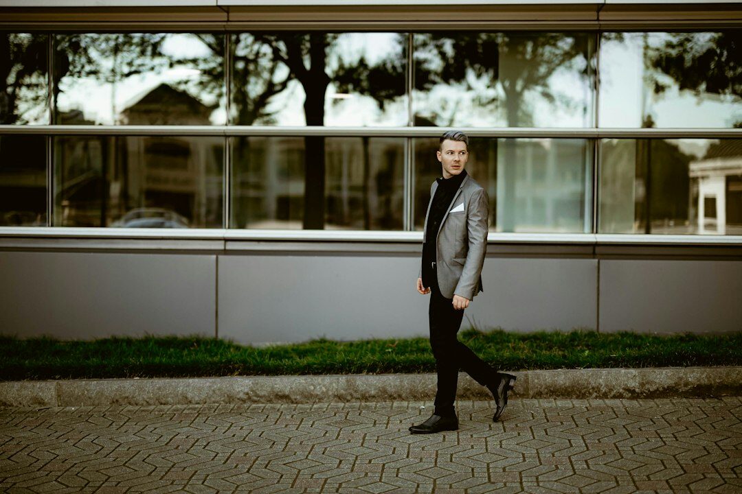Portrait of a Czech male communication consultant