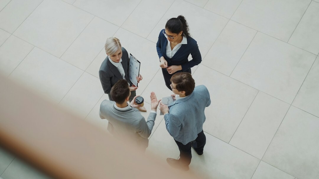 business people negotiating